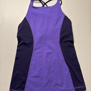 lululemon athletica Purple Contrast Strappy Tank